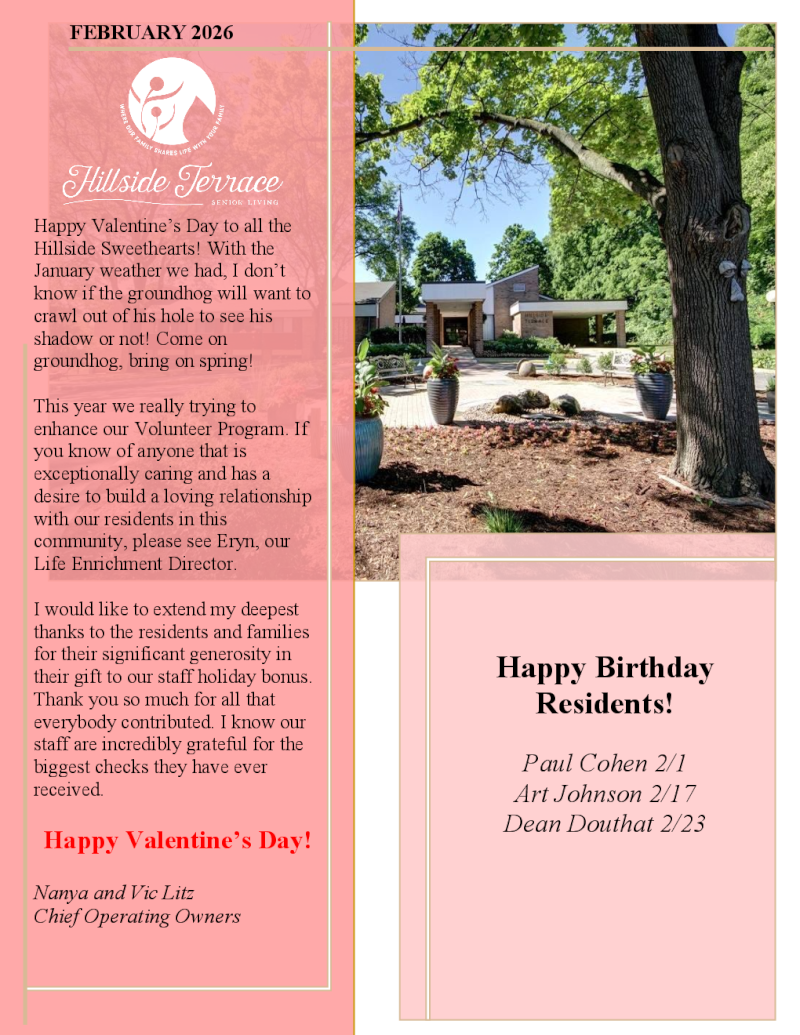 February 2026 Newsletter